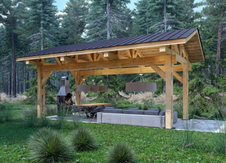 Image 1 of EcoHouseMart heavy timber carport review