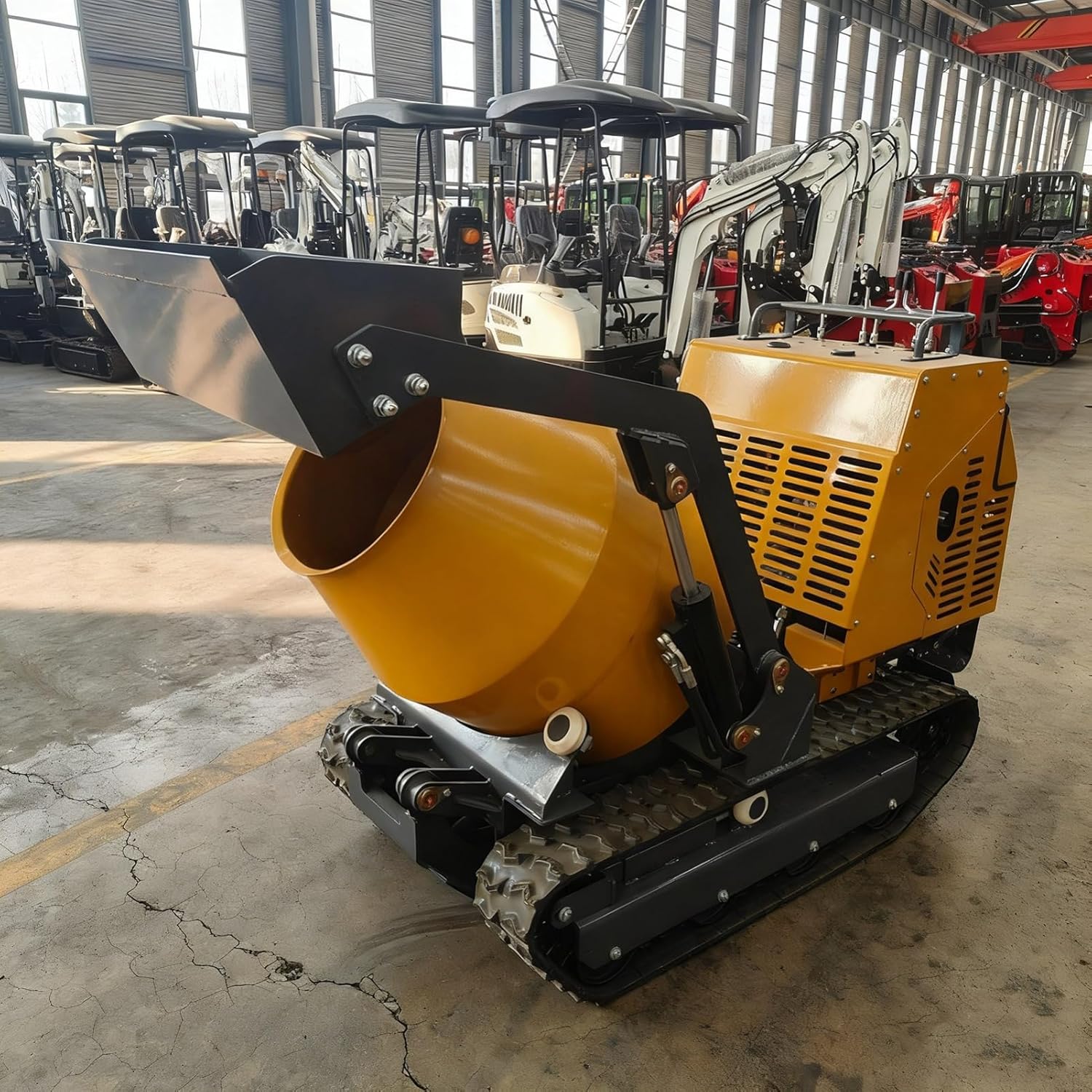 automatic cement mixer crawler review,crawler concrete mixer pros cons,best automatic cement mixer for stucco,heavy duty cement mixing machine worth it,automatic concrete mixer vs manual,should I buy a crawler cement mixer unboxing and complete package contents