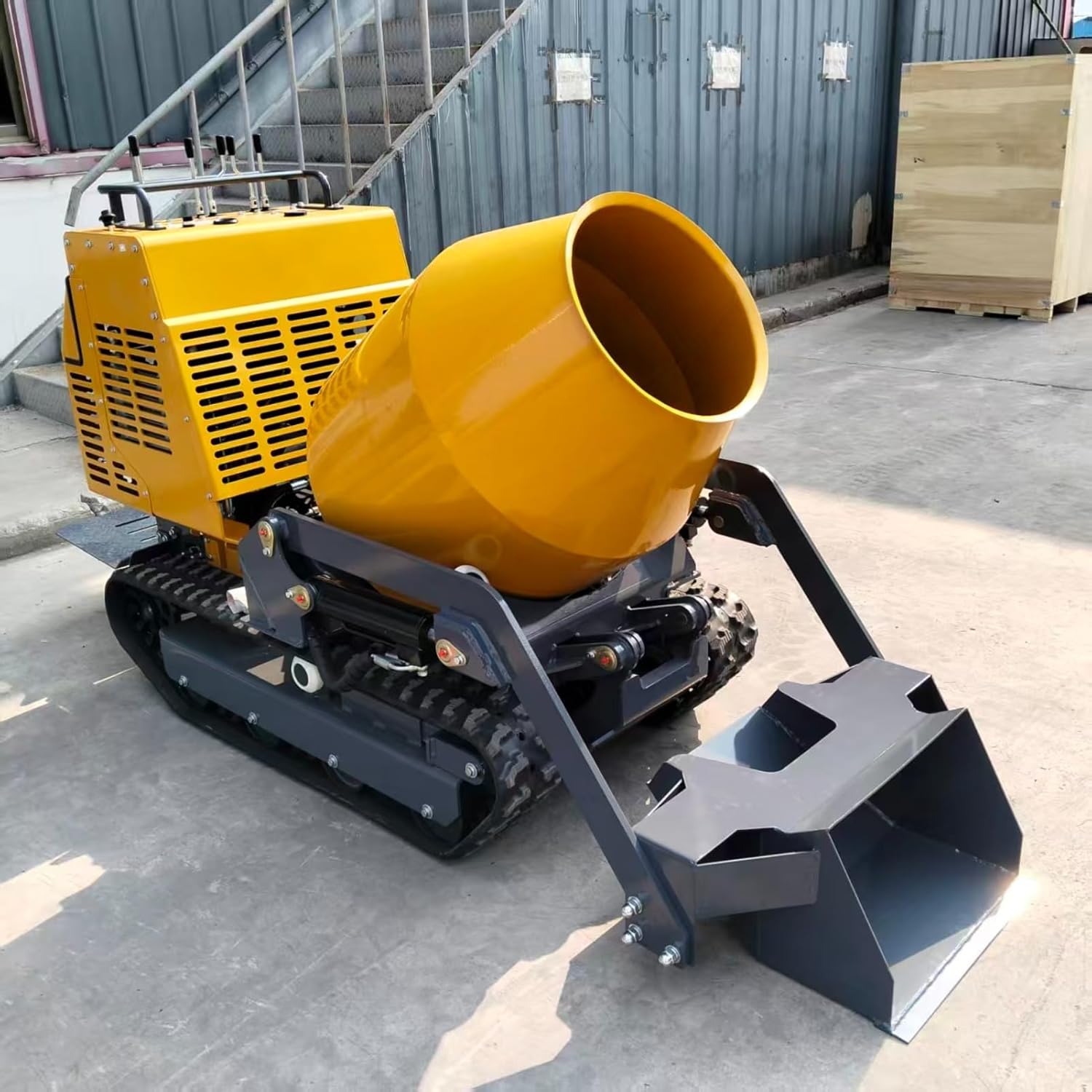 automatic cement mixer crawler review,crawler concrete mixer pros cons,best automatic cement mixer for stucco,heavy duty cement mixing machine worth it,automatic concrete mixer vs manual,should I buy a crawler cement mixer performance testing and real-world results