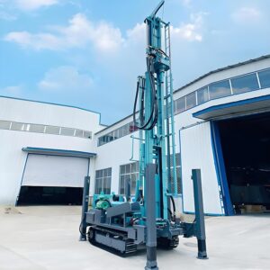 Image 1 of portable crawler water well drilling rig
