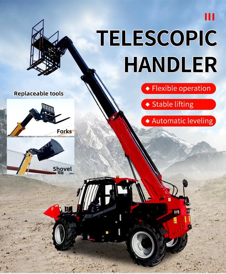 telehandler telescopic lift truck review,telehandler material handling equipment,best telehandler for construction site,telehandler vs forklift,should I buy a telehandler,telehandler pros cons unboxing and complete package contents