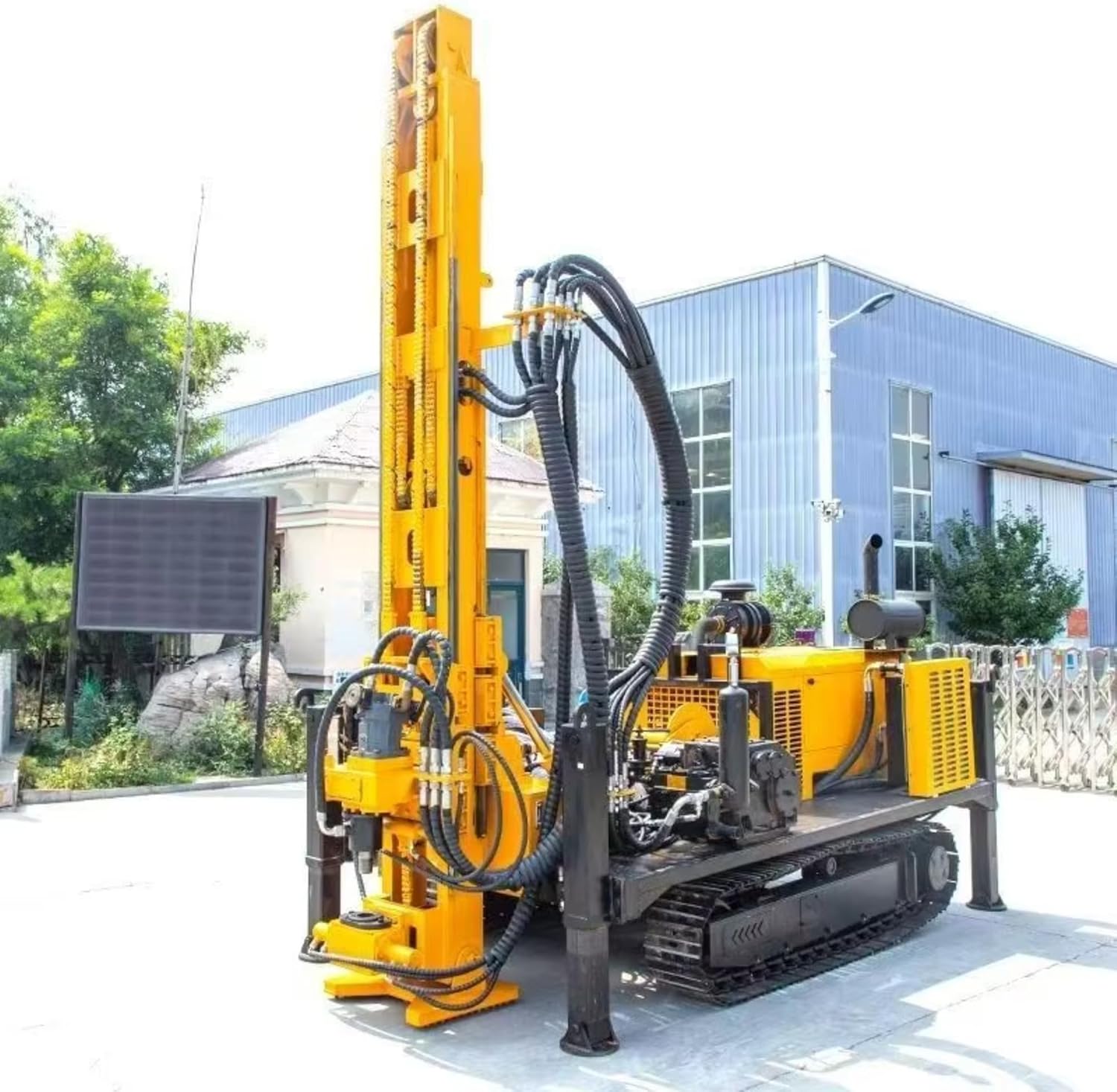tracked water well drilling rig,crawler borehole drilling machine,hydraulic deep drilling equipment,off-grid water supply drill,should I buy a tracked well drilling rig,tracked well drilling rig pros cons - detailed features and technical specifications