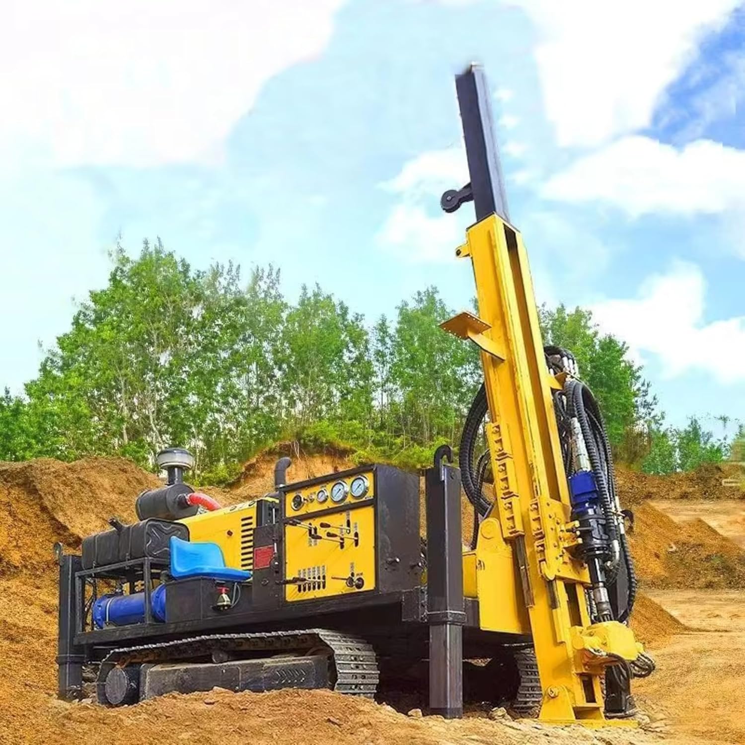 Step-by-step guide for tracked water well drilling rig,crawler borehole drilling machine,hydraulic deep drilling equipment,off-grid water supply drill,should I buy a tracked well drilling rig,tracked well drilling rig pros cons - complete tutorial