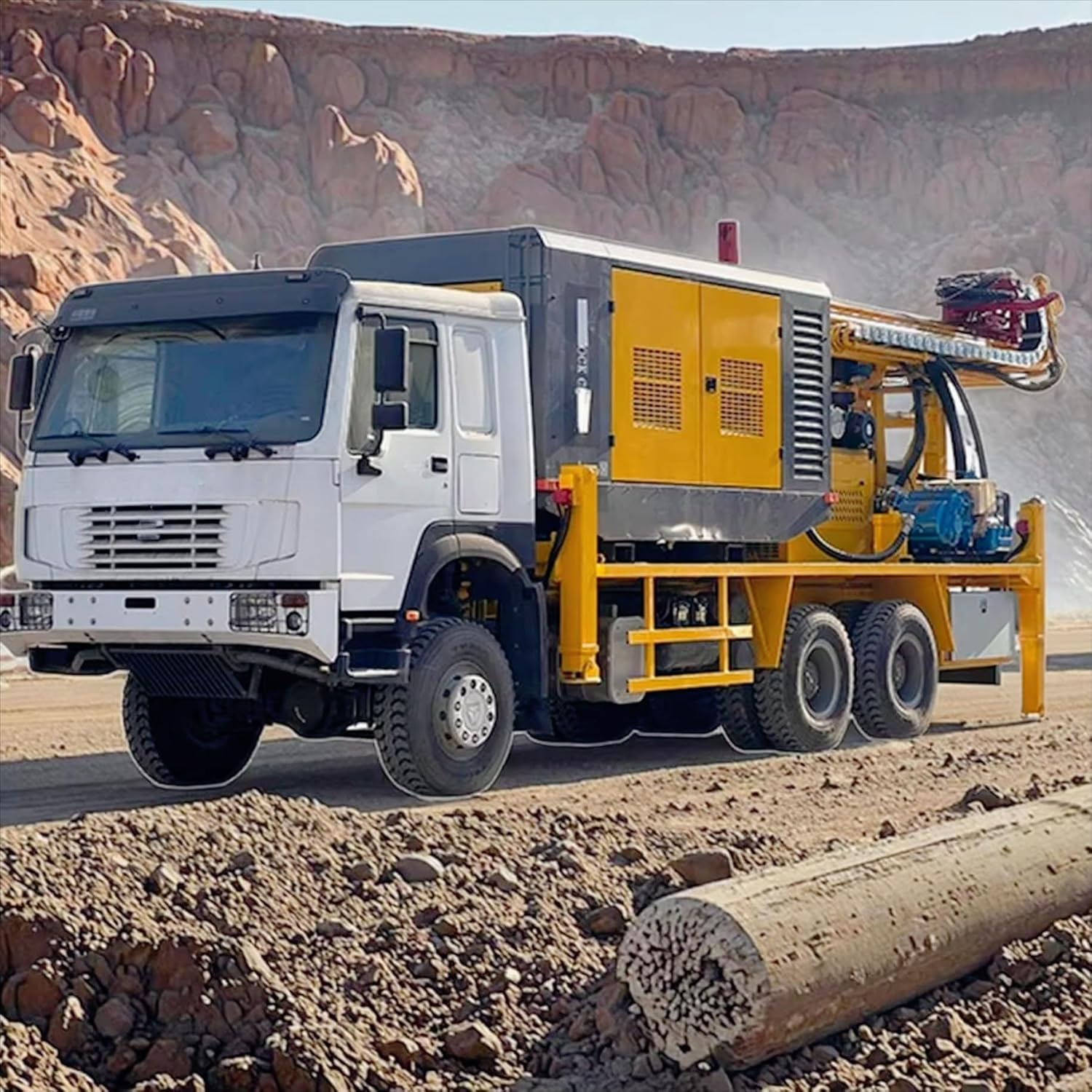 truck mounted water well drilling rig,hydraulic borehole drilling machine,deep water well drill equipment,truck mounted drill rig for sale,best water well drilling rig,should I buy a truck mounted drilling rig - detailed features and technical specifications