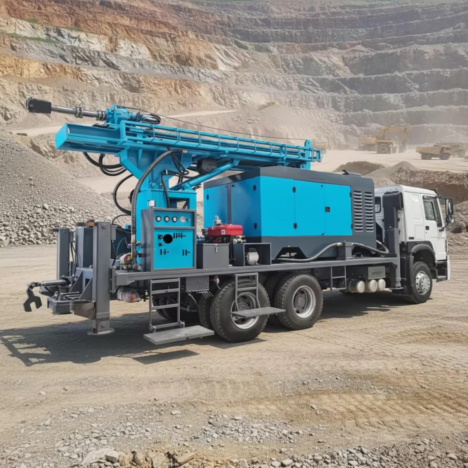 truck mounted water well drilling rig,hydraulic borehole drilling machine,deep water well drill equipment,truck mounted drill rig for sale,best water well drilling rig,should I buy a truck mounted drilling rig unboxing and complete package contents