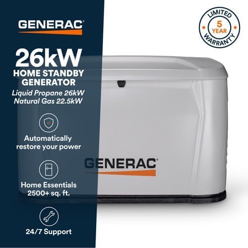 Generac 26kW home standby generator review,Generac 26kW vs 24kW,Generac 26kW home standby generator pros cons,should I buy Generac 26kW,best 26kW home standby generator,Generac 26kW honest review performance testing and real-world results