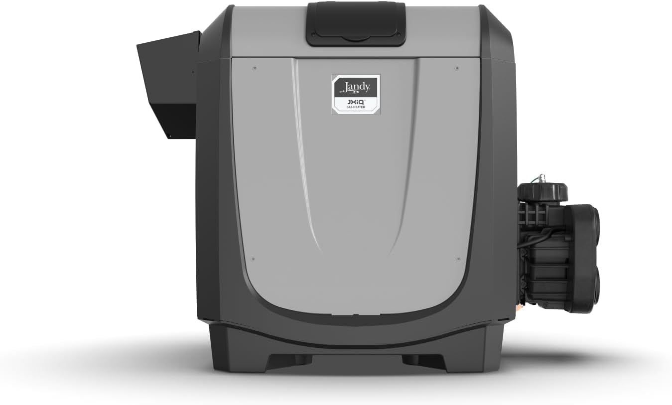 Jandy JXiQ propane gas heater,Jandy JXiQ review,Jandy JXiQ 400K BTU,Jandy JXiQ pros cons,best propane pool heater,Jandy JXiQ vs Hayward - detailed features and technical specifications