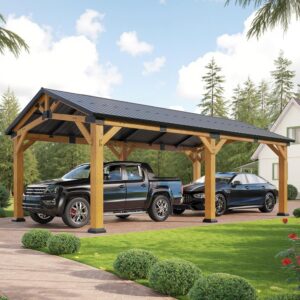 Image 1 of Jocisland cedar carport review