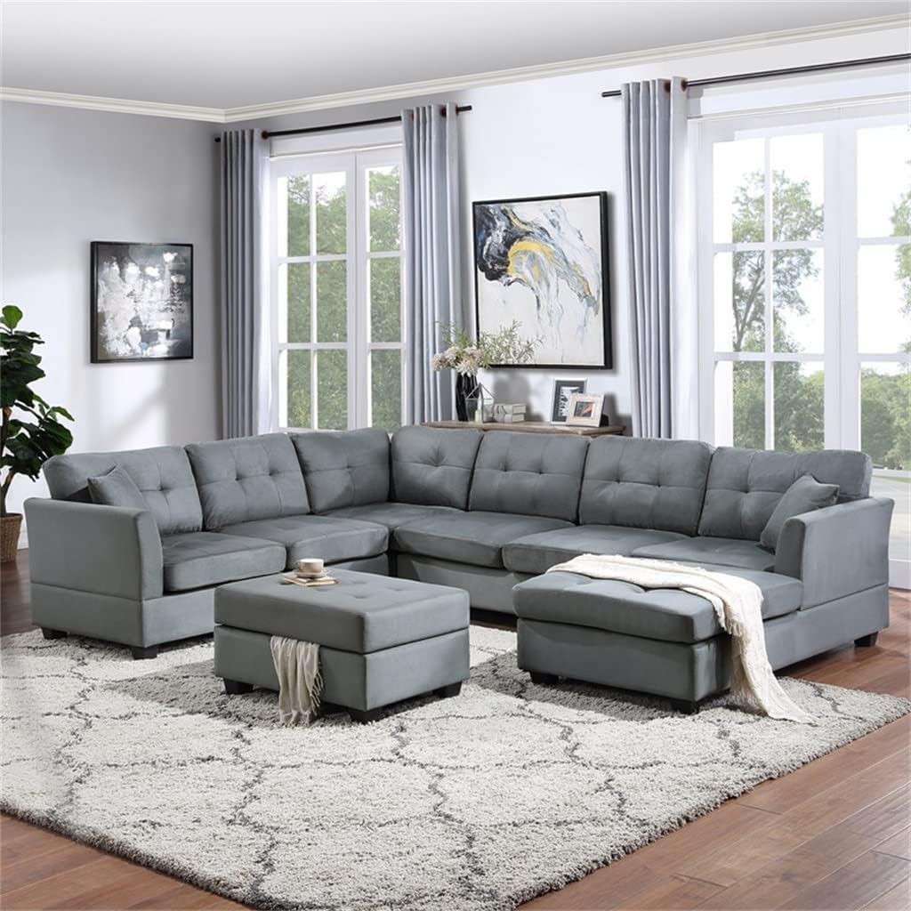 U-Style sectional sofa review,U-Style sectional sofa review and rating,is U-Style sectional sofa worth buying,U-Style sectional sofa review pros cons,U-Style sectional sofa review honest opinion,DUYHBAWRS U-Style sofa review verdict unboxing and complete package contents