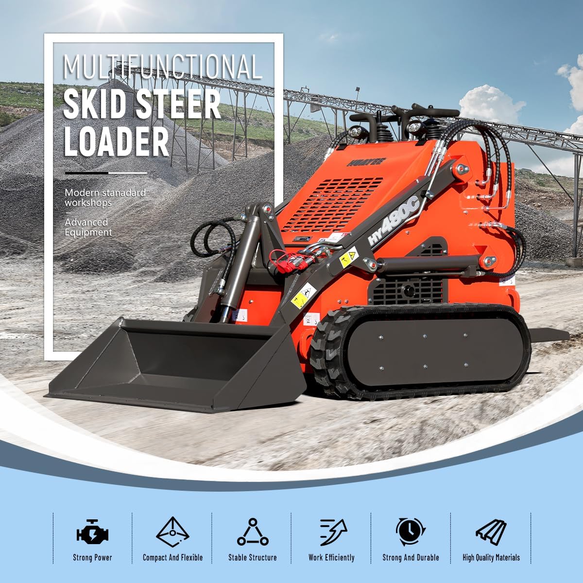 Step-by-step guide for buy HUAYEE HY480C mini skid steer, HUAYEE HY480C review, HY480C mini skid steer worth buying, HUAYEE mini skid steer pros cons, best tracked mini skid steer, should I buy HY480C mini skid steer - complete tutorial