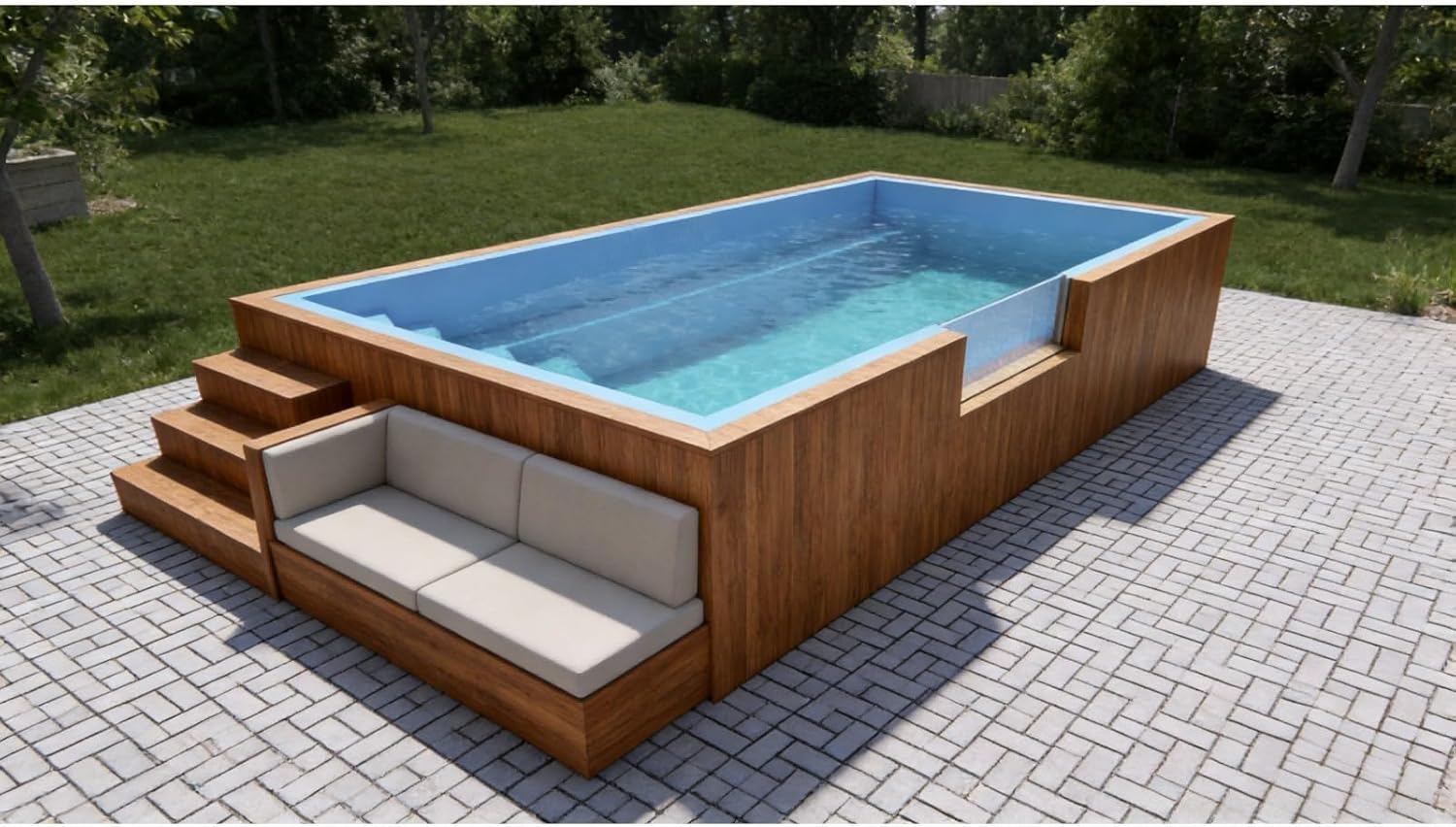 buy portable container pool,small backyard pool ideas,fiberglass above ground pool pros cons,container swimming pool vs traditional pool,is a container pool worth buying,best portable pool for urban homes - detailed features and technical specifications