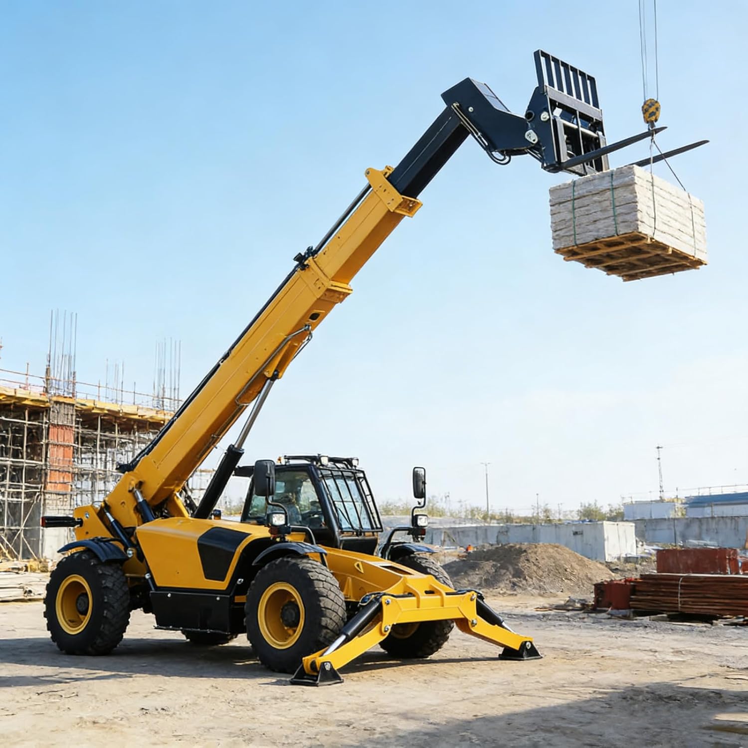 buy telescopic forklift truck,telescopic handler vs forklift,telehandler lifting system pros cons,best telescopic forklift for construction,should I buy a telehandler,telescopic forklift worth buying - detailed features and technical specifications