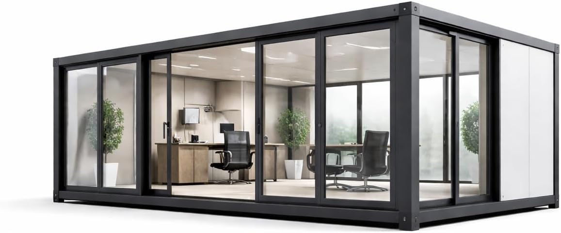 expandable modular office cabin,portable prefab office cabin,modular site office for sale,outdoor workspace cabin pros cons,best expandable steel office cabin,should I buy a modular office cabin - detailed features and technical specifications