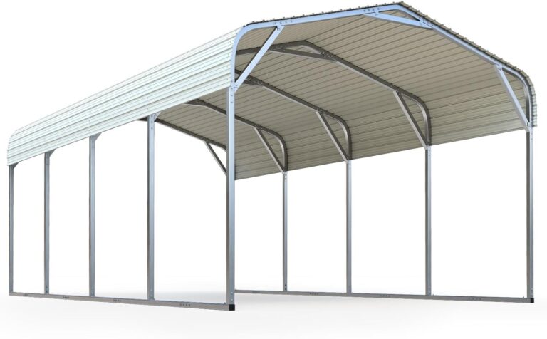 Quictent 12x20 Metal Carport Review: Pros & Cons Worth Buying? 8 Image 1 of Quictent 12x20 metal carport review